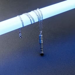 TXQSABER Mini Replica Kenobi Saber Metal Material Necklace Cosplay Accessories Ornament Jedi Collection Toys-Luke Skywalker