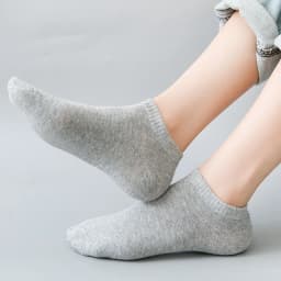 5 Pairs Men Ankle Socks Cotton Boat Black Solid Color Thin Breathable Comfortable High Quality Black White Low Cut Short Socks