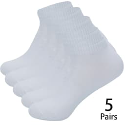 5 Pairs Men Ankle Socks Cotton Boat Black Solid Color Thin Breathable Comfortable High Quality Black White Low Cut Short Socks