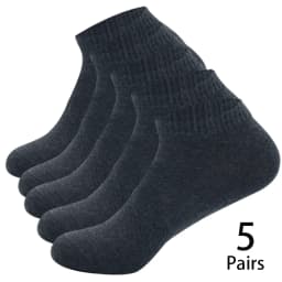 5 Pairs Men Ankle Socks Cotton Boat Black Solid Color Thin Breathable Comfortable High Quality Black White Low Cut Short Socks