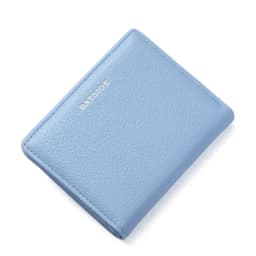 PU Leather Short Wallet Women's Fashion Solid Color Large Capacity Handbag Foldable Thin Card Holder Coin Purses Mini Clutch