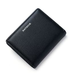 PU Leather Short Wallet Women's Fashion Solid Color Large Capacity Handbag Foldable Thin Card Holder Coin Purses Mini Clutch