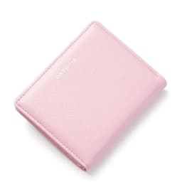PU Leather Short Wallet Women's Fashion Solid Color Large Capacity Handbag Foldable Thin Card Holder Coin Purses Mini Clutch