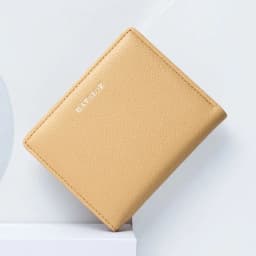 PU Leather Short Wallet Women's Fashion Solid Color Large Capacity Handbag Foldable Thin Card Holder Coin Purses Mini Clutch