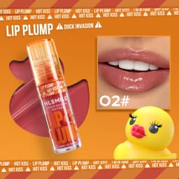 MLSMILE Duck Lip Plump Lip Oil Moisturizing Lip Gloss Mirror Water Nature Long-Lasting Gloss Pearl Lip Glaze Set