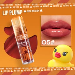 MLSMILE Duck Lip Plump Lip Oil Moisturizing Lip Gloss Mirror Water Nature Long-Lasting Gloss Pearl Lip Glaze Set