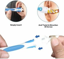 Hot New Ear Wax Arrival Spiral Silicon Removal Tool Reusable Earwax Cleaner Removal Care Soft Spiral Ears Cares Health Tools