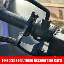 Motorcycle Cruise Control for High Grade Aluminum Lock Assist Retainer Universal Safe Flexible Wrist Grip Handle Bar