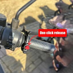 Motorcycle Cruise Control for High Grade Aluminum Lock Assist Retainer Universal Safe Flexible Wrist Grip Handle Bar