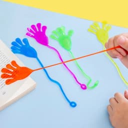 5-50 Pcs Kids Funny Sticky Hands Toy Palm Elastic Sticky Squishy Slap Palm Toy Kids Parent Child Interactive Party Toy Gift