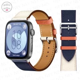 Leather Bracelet For Huawei Watch Fit 3 Strap Smart watch Replacement Sport Wristband retro Band Huawei Fit 2 fit3/2 Accessories
