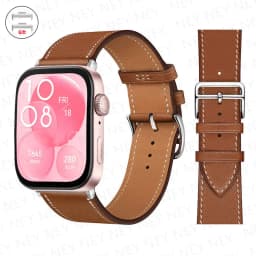 Leather Bracelet For Huawei Watch Fit 3 Strap Smart watch Replacement Sport Wristband retro Band Huawei Fit 2 fit3/2 Accessories
