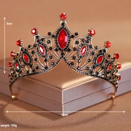 Bridal Headwear Noble Dazzling Silver-Colour Ladies' Crystal Crown Rhinestone Tiara Designed For Wedding Party