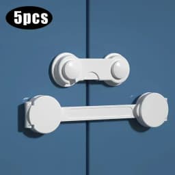 2/5PCS Home Baby Safety Multifunctional Drawer Lock Baby Proof Cabinet Locks Child Safety Door Locks Baby Protection