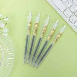 6/10Pcs 0.5mm Retractable Gel Pens Set Black/blue Ink Ballpoint Writing Office Business Signature School Supplies Stationery