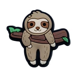 Cute Sloth Shoe Charms Pin for Crocs Accessories Clogs Bubble Slides Sandals PVC Shoe Decorations Party Gifts