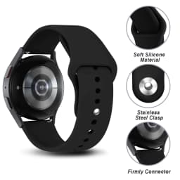 20mm/22mm Strap For Samsung Galaxy watch 7 6 4 Classic/5 pro/3/Active 2/Gear S3 Silicone correa bracelet Huawei GT 2e 3 4 band