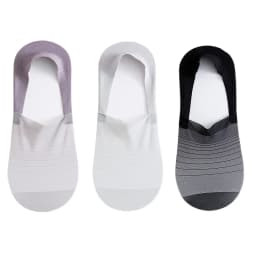 3pairs Men's Socks Summer Ultra-thin Invisible Elastic Silicone Non-slip Boat Sock Mesh Breathable Comfortable No Show Sokken