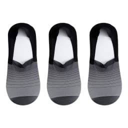 3pairs Men's Socks Summer Ultra-thin Invisible Elastic Silicone Non-slip Boat Sock Mesh Breathable Comfortable No Show Sokken