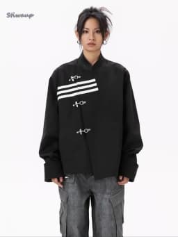 High Quality Women's Blazer Chinese Style Jacket Female Oversize Fashion Women's Clothing Trend 2024 New in External Clothes