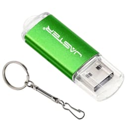JASTER Free Key Chain USB Flash Drive 128GB Black Pen Drive 64GB Blue Memory Stick 32GB Creative Gift Pendrive 16GB Red U Disk