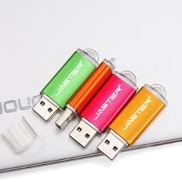 JASTER Free Key Chain USB Flash Drive 128GB Black Pen Drive 64GB Blue Memory Stick 32GB Creative Gift Pendrive 16GB Red U Disk