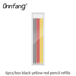 2.8mm Solid Carpenter Deep Hole Maker Construction Pencils with Built in Sharpener for Woodworking Drafting Architect Tool