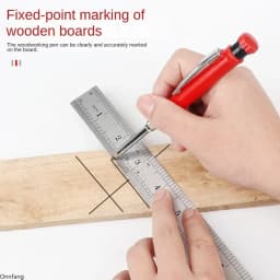2.8mm Solid Carpenter Deep Hole Maker Construction Pencils with Built in Sharpener for Woodworking Drafting Architect Tool