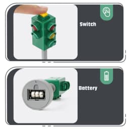 New Children's Gifts Classic Toys Mini Children's Toys Signal Lamp Traffic Light Plastic Model Traffic Lights