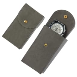 Embers Watch Bag Blue Black Flannelette Gift Bag Travel Storage Case Durable Portable Watch Dust Protection Case