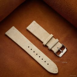 Quick Release Soft Suede Strap 22mm 18mm 20mm for Samsung Watch6 5/4/3 Calfskin Bracelet for Women Men Wristband Hand Sewn Band