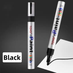 Metal Permanent Paint Marker Pen Waterproof Car Tyre Tire Tread Rubber Graffiti Touch Scratch Wet Wax Highlighter White Markers