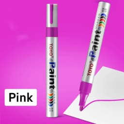 Metal Permanent Paint Marker Pen Waterproof Car Tyre Tire Tread Rubber Graffiti Touch Scratch Wet Wax Highlighter White Markers