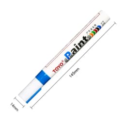 Metal Permanent Paint Marker Pen Waterproof Car Tyre Tire Tread Rubber Graffiti Touch Scratch Wet Wax Highlighter White Markers