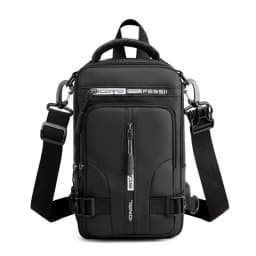 New Chest Bag Men's USB Charging Multi functional Fashion Casual One Shoulder Crossbody Sports Oxford Cloth Backpack