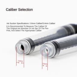 Jinhao Ink Converters for Fountain Pen Screw Type 2.6/3.4mm Caliber Ink Absorption For 82/100 School Office Supplies Stationery
