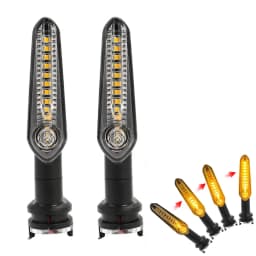 Motorcycle LED Turn Signal Light Flowing Water Amber Front Rear Indicator Flasher Lamp For Yamaha MT07 MT03 MT09 Tracer XSR 700
