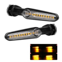 Motorcycle LED Turn Signal Light Flowing Water Amber Front Rear Indicator Flasher Lamp For Yamaha MT07 MT03 MT09 Tracer XSR 700