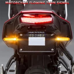 Motorcycle LED Turn Signal Light Flowing Water Amber Front Rear Indicator Flasher Lamp For Yamaha MT07 MT03 MT09 Tracer XSR 700