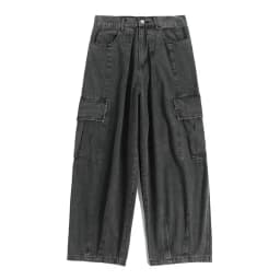 Baggy Jeans Men's Oversize Cargo Korean Black Wide Pants Streetwear Hip Hop Harajuku Male Fashion Straight Denim Pants