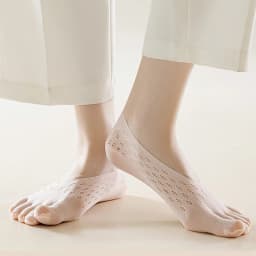 3Pairs Women Toe Socks Breathable Summer Ultra-thin Transparent Sock with Fingers Elastic Invisible Boat Sox Simple Comfortable