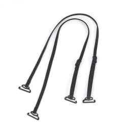 1Pairs Women Thin Spaghetti Strap Underwear Straps Invisible Shoulder Strap Non-slip Bra Strap 5mm Black Lingerie Accessories