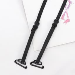 1Pairs Women Thin Spaghetti Strap Underwear Straps Invisible Shoulder Strap Non-slip Bra Strap 5mm Black Lingerie Accessories
