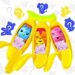 Wild Blossom Tree Bananas Fragrant Cute Animals Finger Surprise Toys Scent Blind Box Birthday Gifts