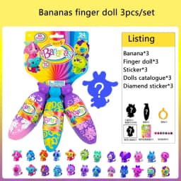 Wild Blossom Tree Bananas Fragrant Cute Animals Finger Surprise Toys Scent Blind Box Birthday Gifts