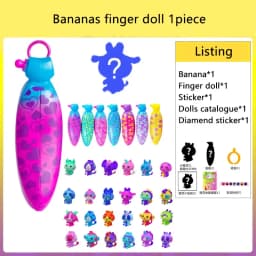 Wild Blossom Tree Bananas Fragrant Cute Animals Finger Surprise Toys Scent Blind Box Birthday Gifts