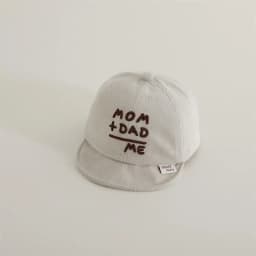 Letter Embroidery Baby Peaked Cap Solid Color Adjustable Toddler Boys Girls Snapback Hat Casual Kids Cotton Duck Tongue Caps