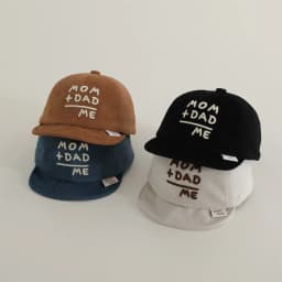 Letter Embroidery Baby Peaked Cap Solid Color Adjustable Toddler Boys Girls Snapback Hat Casual Kids Cotton Duck Tongue Caps