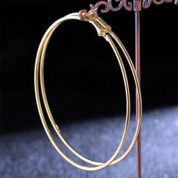 BLIJERY Exaggerated 12CM Oversized Hoop Earrings Basketball Brincos Smooth Big Circle Earrings for Women Punk Jewelry Oorbellen