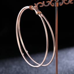 BLIJERY Exaggerated 12CM Oversized Hoop Earrings Basketball Brincos Smooth Big Circle Earrings for Women Punk Jewelry Oorbellen